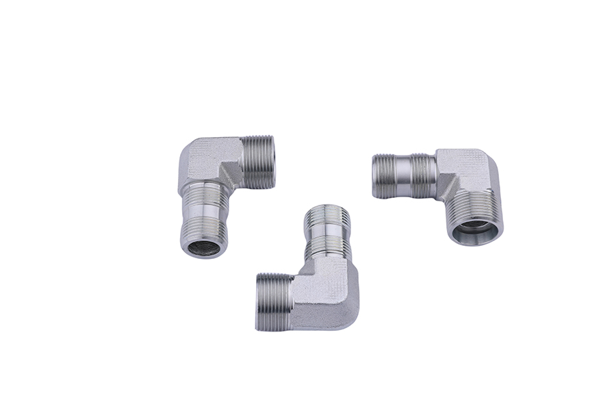 90 degree hydraulic joint