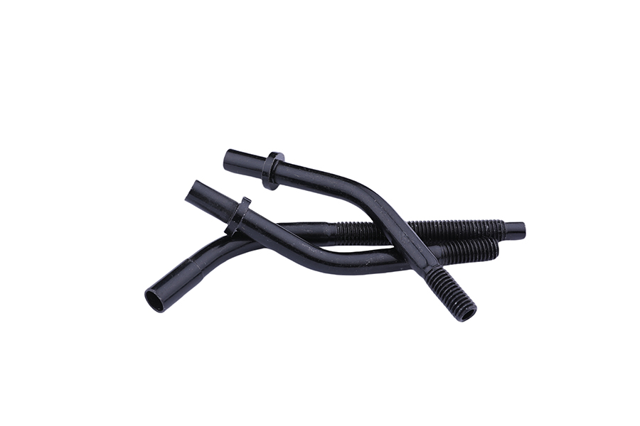 Oil outlet bend pipe